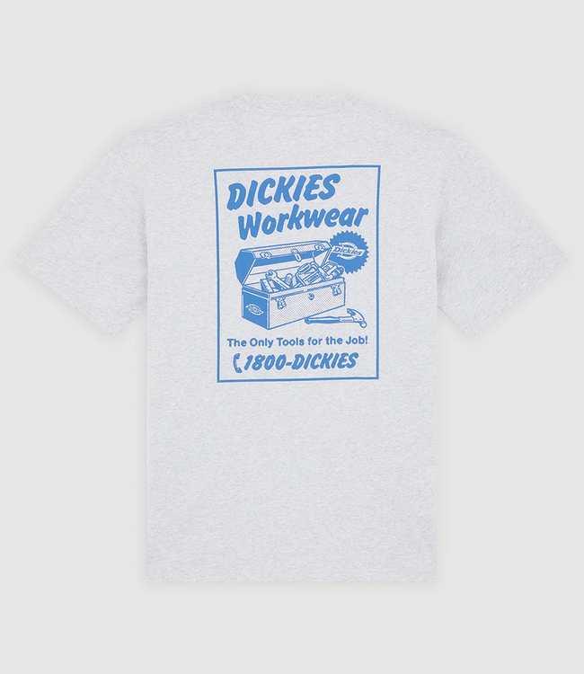 DICKIES Dry Ridge Ss Tee - Light Gray