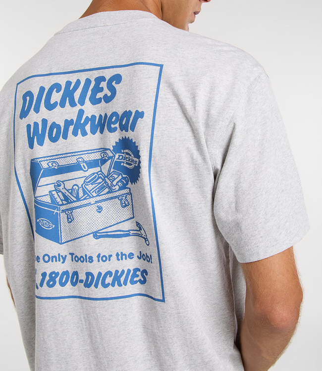 DICKIES Dry Ridge Ss Tee - Light Gray