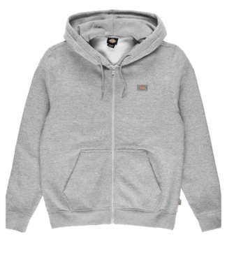 DICKIES Oakport Zip Hoodie - Heather Grey