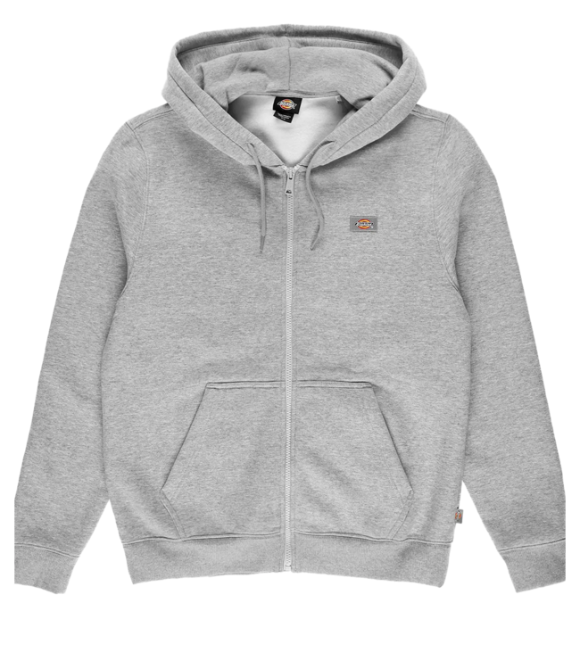 DICKIES Oakport Zip Hoodie - Heather Grey