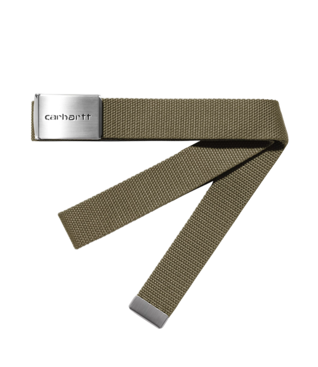 CARHARTT WIP Clip Belt Chrome - Brass