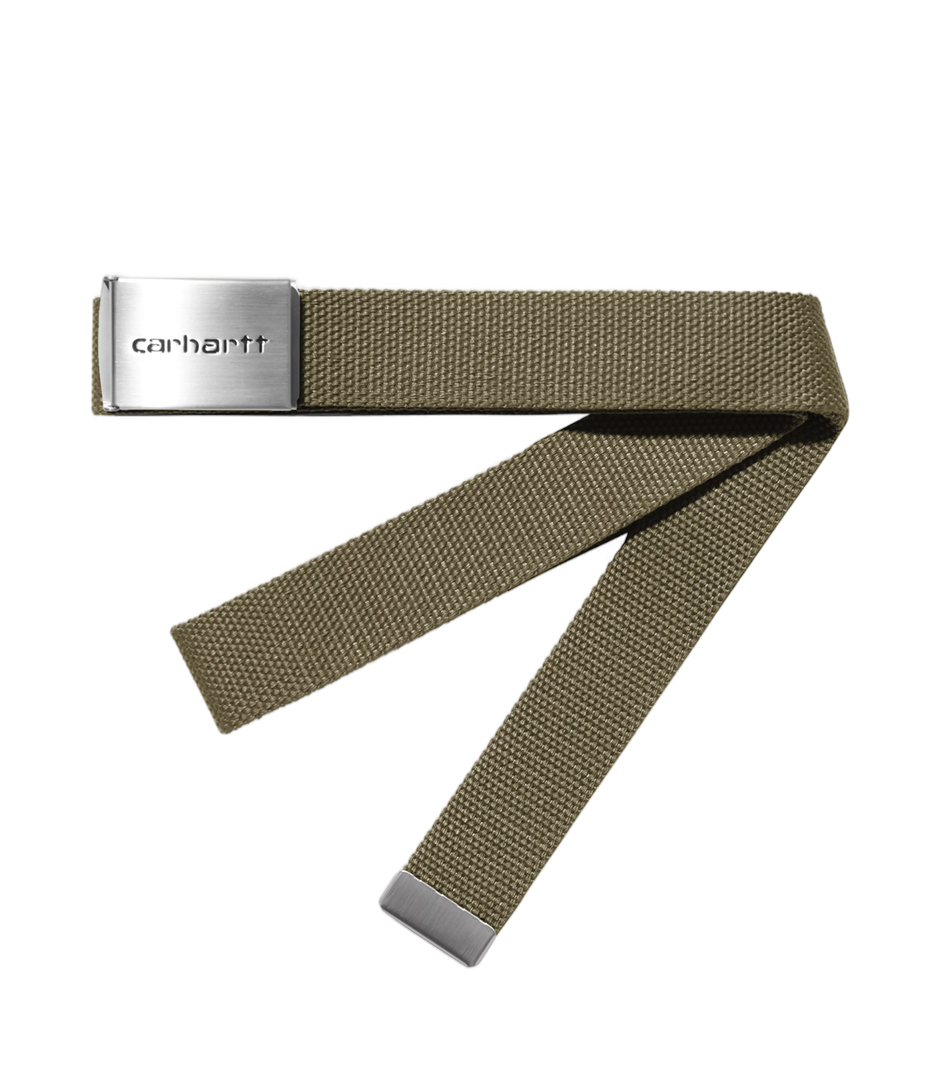 CARHARTT WIP Clip Belt Chrome - Brass