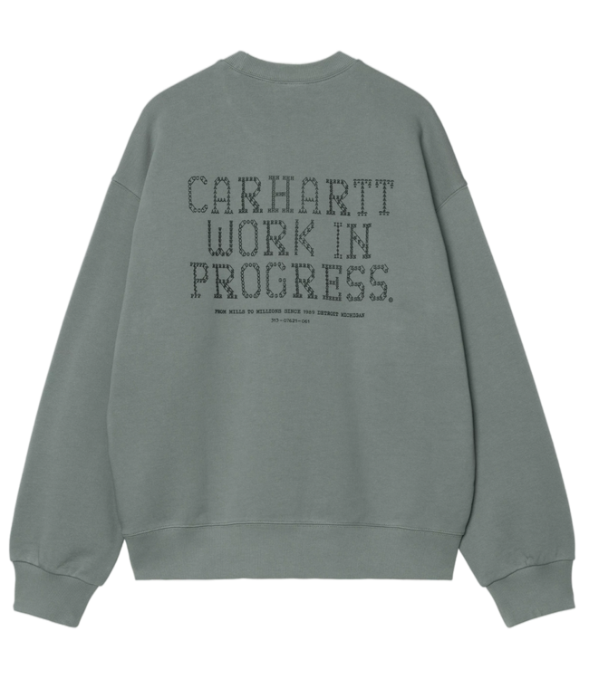 CARHARTT WIP Punched Sweat - Velvet Green