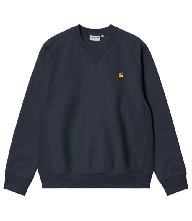 CARHARTT WIP American Script Sweat - Deep Night