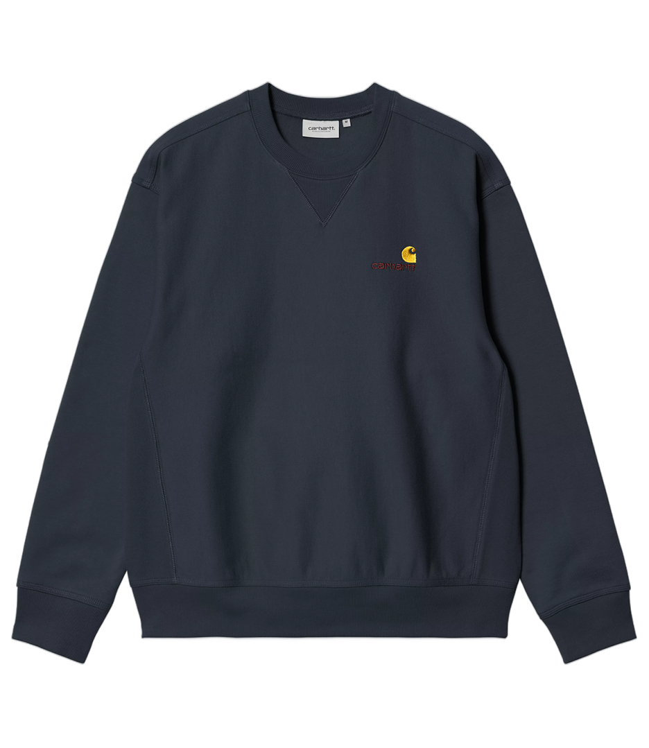 CARHARTT WIP American Script Sweat - Deep Night
