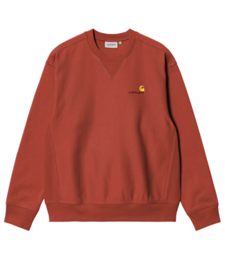 CARHARTT WIP American Script Sweat - Oxide Red
