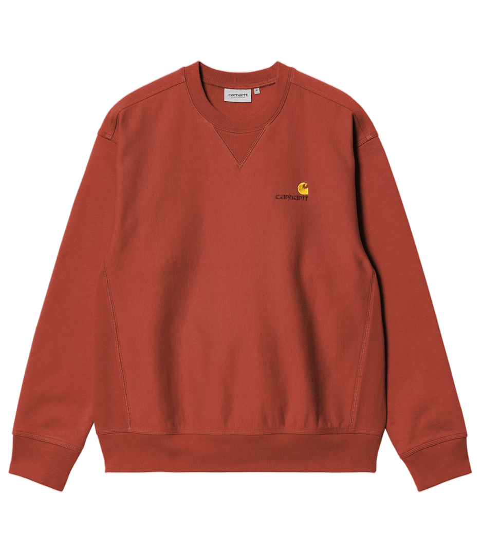 CARHARTT WIP American Script Sweat - Oxide Red