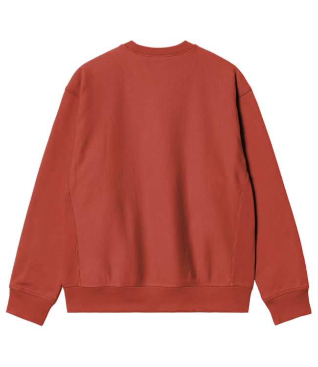 CARHARTT WIP American Script Sweat - Oxide Red