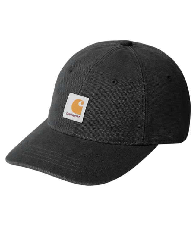 CARHARTT WIP Canvas Cap - Black/Stone Washed