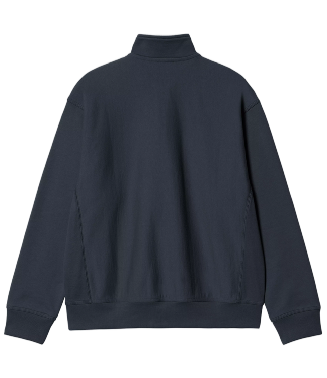 CARHARTT WIP Half Zip American Script Sweat - Deep Night