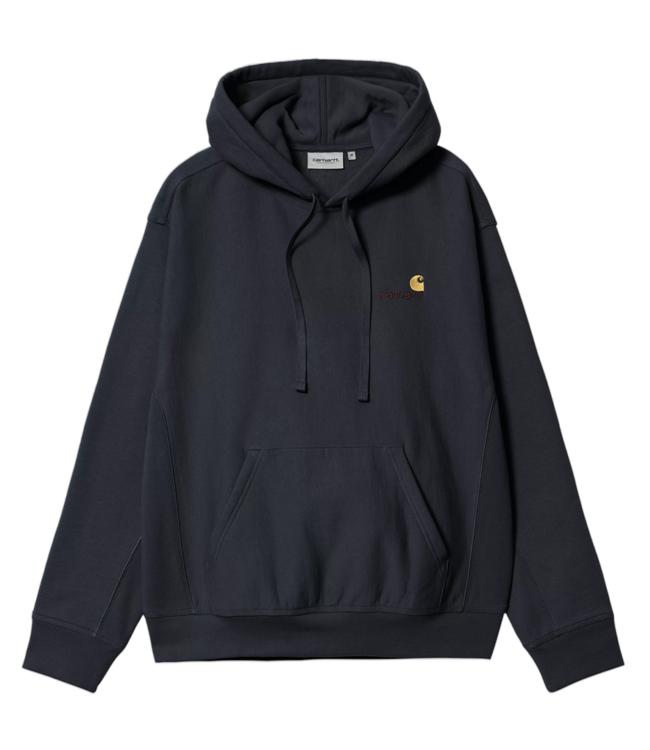 CARHARTT WIP Hooded American Script Sweat - Deep Night