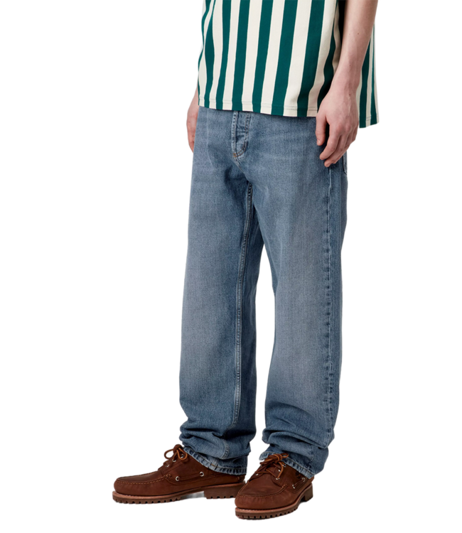 CARHARTT WIP Marlow Pant - Blue/Worn Bleached