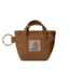 CARHARTT WIP Mini Tote Bag Keychain - Hamilton Brown