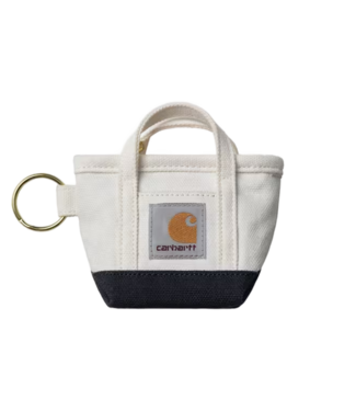 CARHARTT WIP Mini Tote Bag Keychain - Natural/Blue