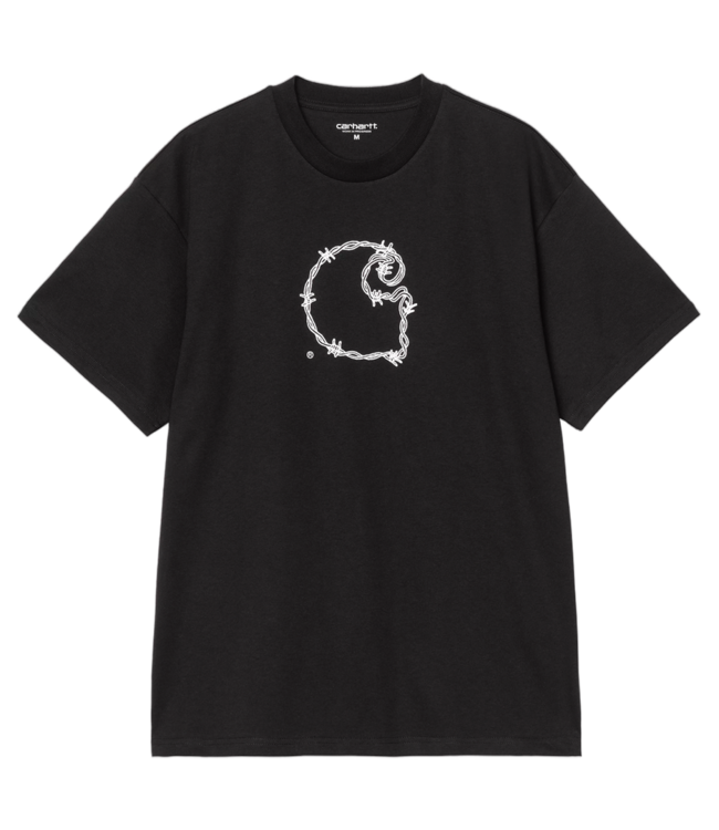 CARHARTT WIP S/S Barbwire C T-Shirt - Black