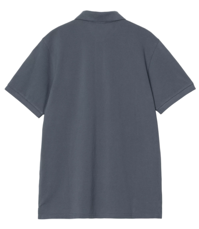 CARHARTT WIP S/S Chase Pique Polo - Cozy Blue/Gold