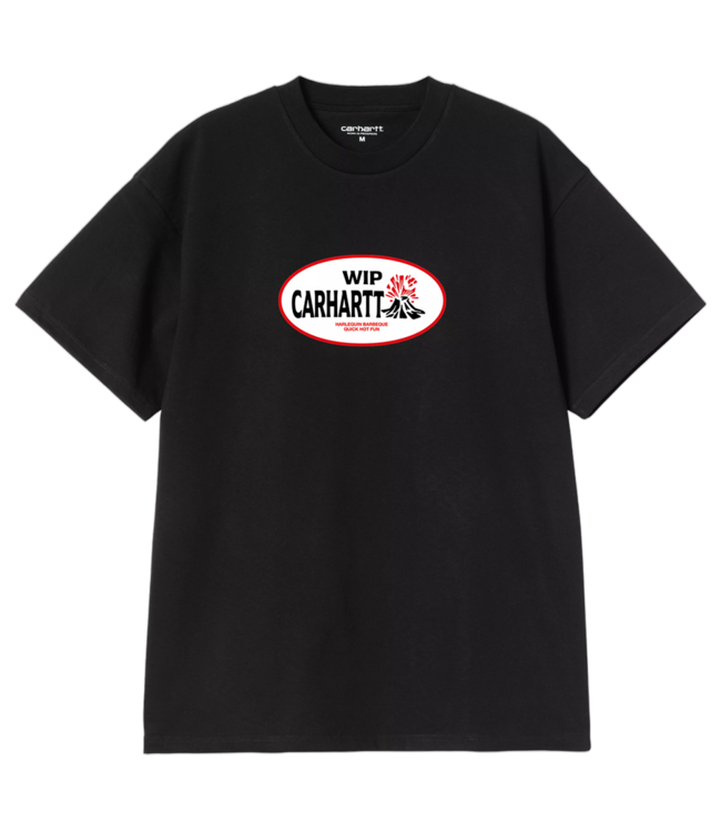 CARHARTT WIP S/S Harlequin Bbq T-Shirt - Black