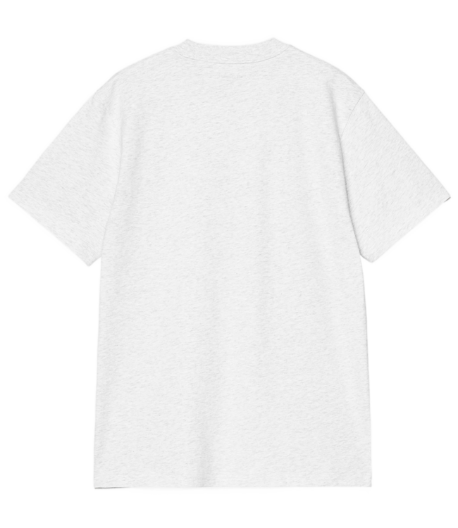 CARHARTT WIP S/S Script T-Shirt - Ash Heather/Cozy Purple