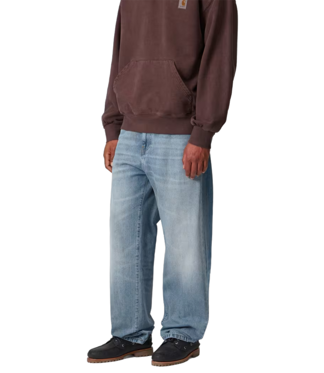 CARHARTT WIP Aaron Pant - Blue/Burst Washed