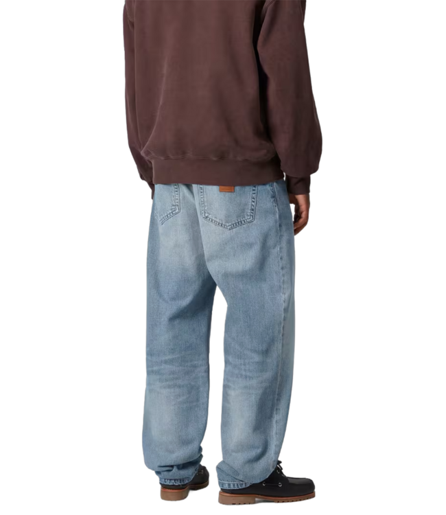 CARHARTT WIP Aaron Pant - Blue/Burst Washed