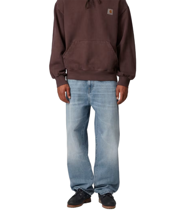 CARHARTT WIP Aaron Pant - Blue/Burst Washed