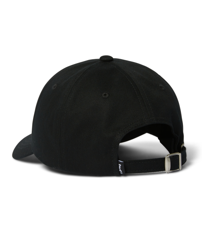 HUF 89 Embroidered 6 Panel Cv Hat - Black/White