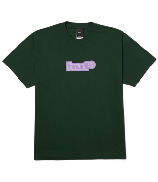 HUF 89 Outline Ss Tee - Forest Green