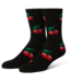 HUF Cherry Bomb Crew Sock - Black