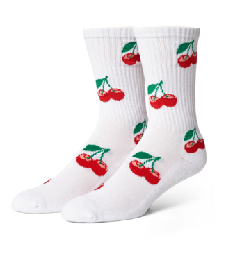 HUF Cherry Bomb Crew Sock - White