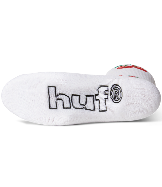 HUF Cherry Bomb Crew Sock - White