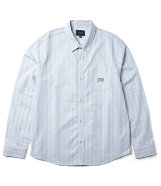 HUF Classic Arch Ls Oxford Shirt - Light Blue