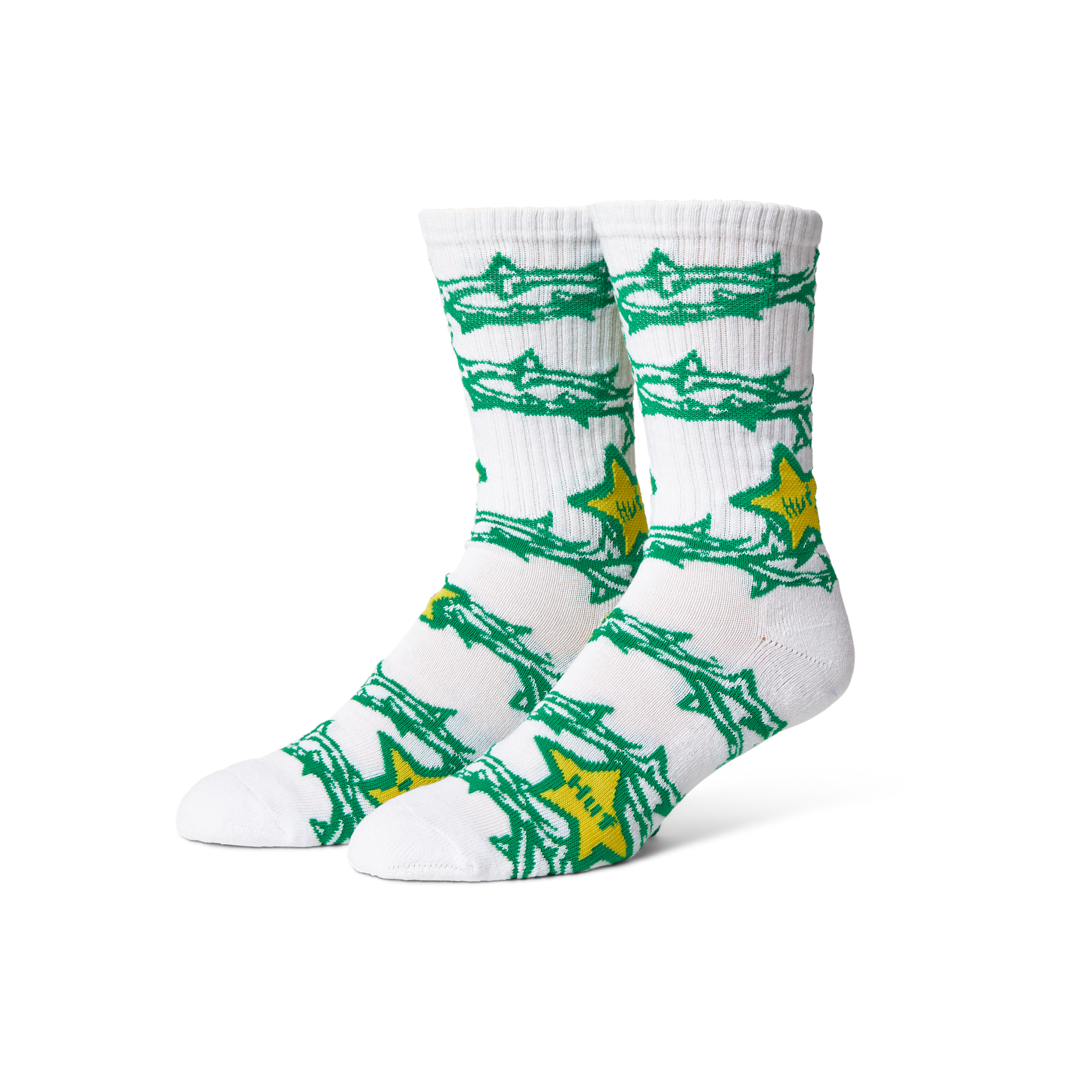 HUF Fantasies Crew Sock - White