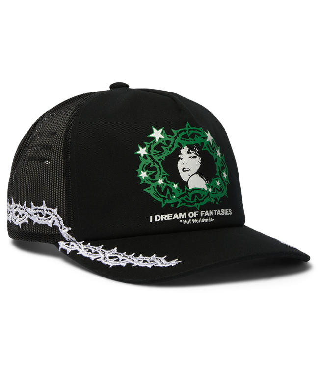 HUF Fantasies Trucker - Black