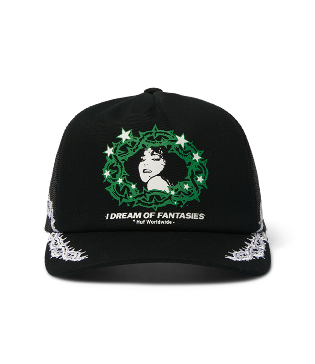 HUF Fantasies Trucker - Black