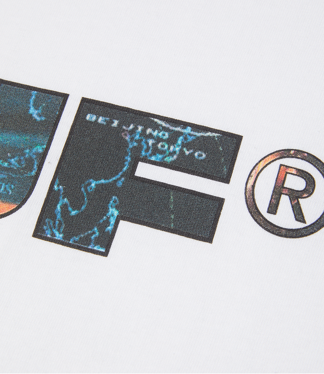 HUF Flight Path Ss Tee - White