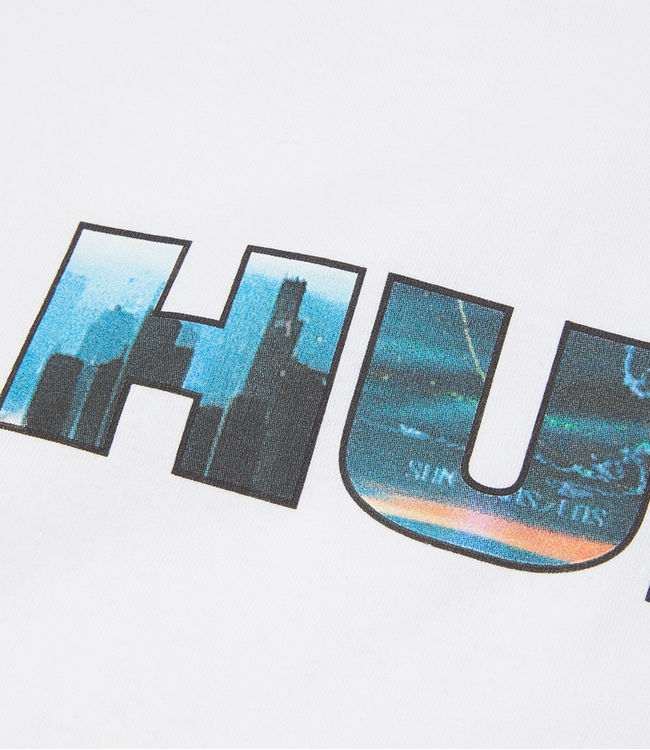 HUF Flight Path Ss Tee - White