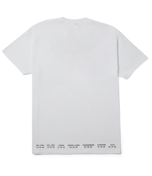 HUF Flight Path Ss Tee - White