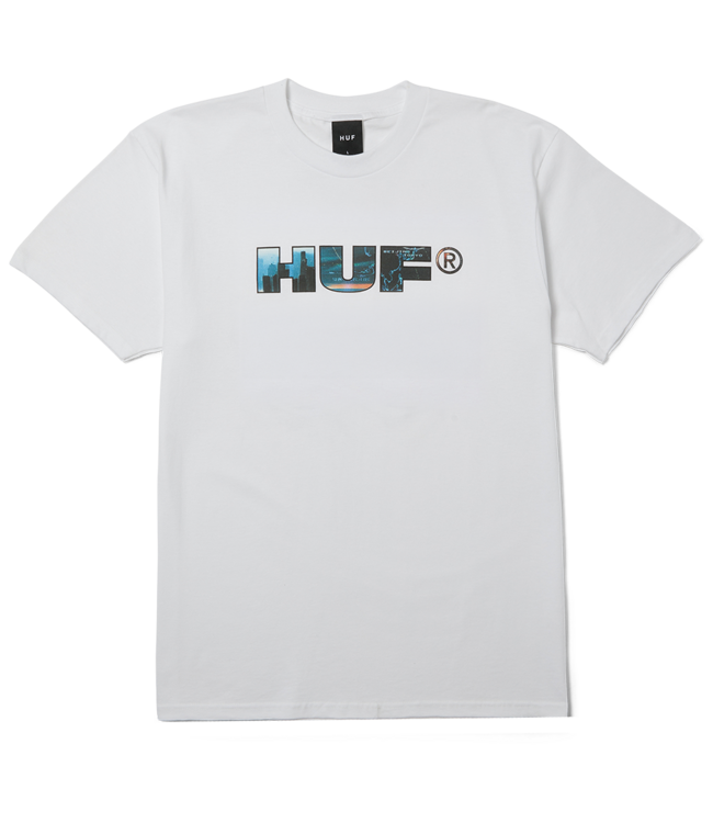 HUF Flight Path Ss Tee - White