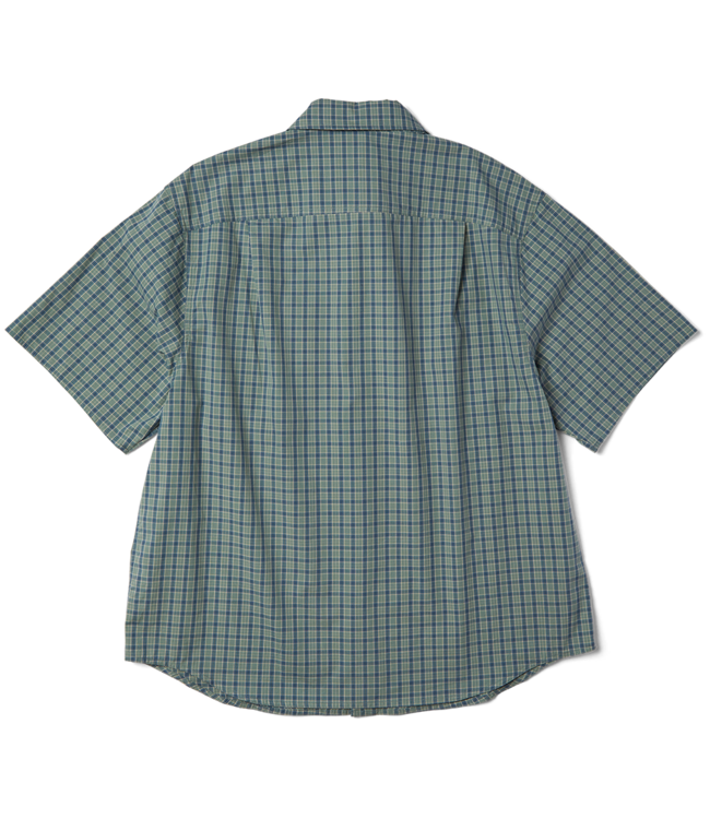 HUF H Star Ss Plaid Shirt - Marine