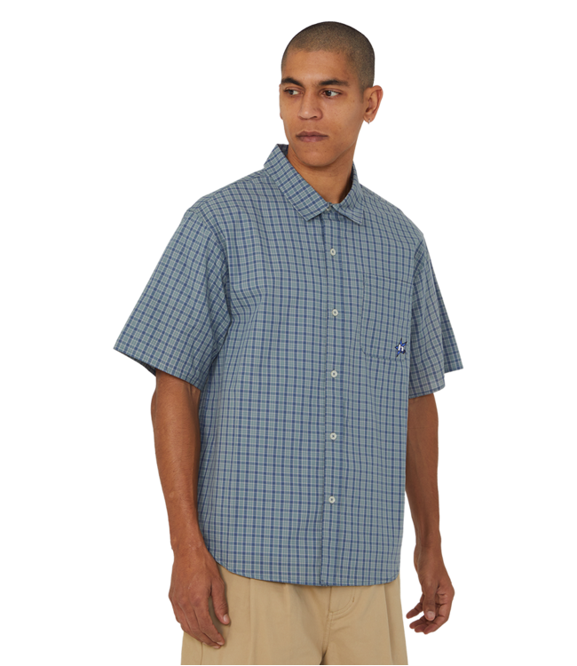 HUF H Star Ss Plaid Shirt - Marine