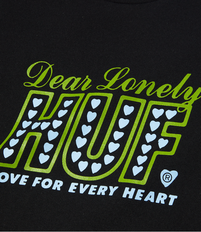 HUF Lonely Hearts Ss Tee - Black