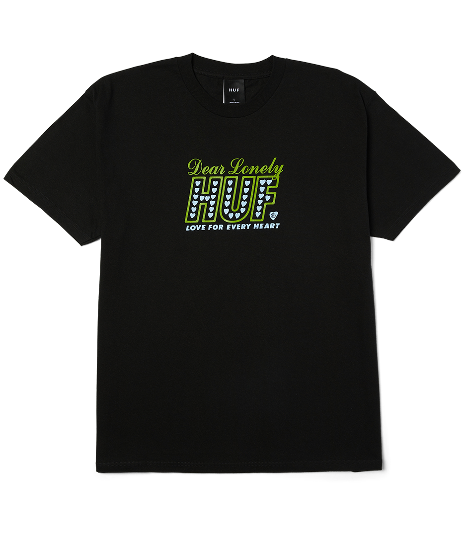 HUF Lonely Hearts Ss Tee - Black