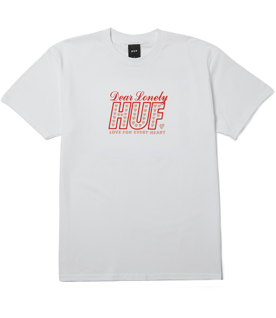 HUF Lonely Hearts Ss Tee - White
