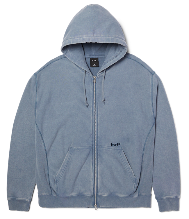 HUF Pacific Wash Fz Hoodie - Blue