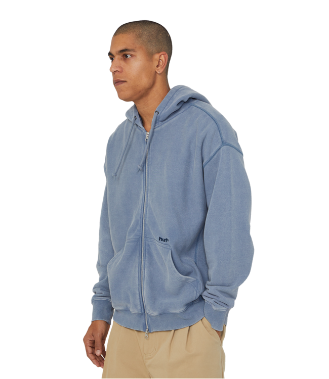 HUF Pacific Wash Fz Hoodie - Blue