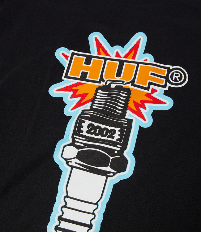 HUF Spark It Up Ss Tee - Black