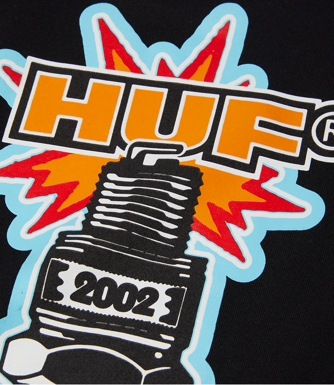 HUF Spark It Up Ss Tee - Black
