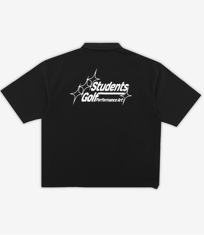STUDENTS GOLF Alec S/S Popover - Black