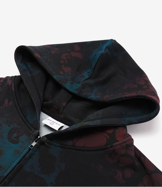 STUDENTS GOLF Arnault Fleece Zip Hoodie - Black