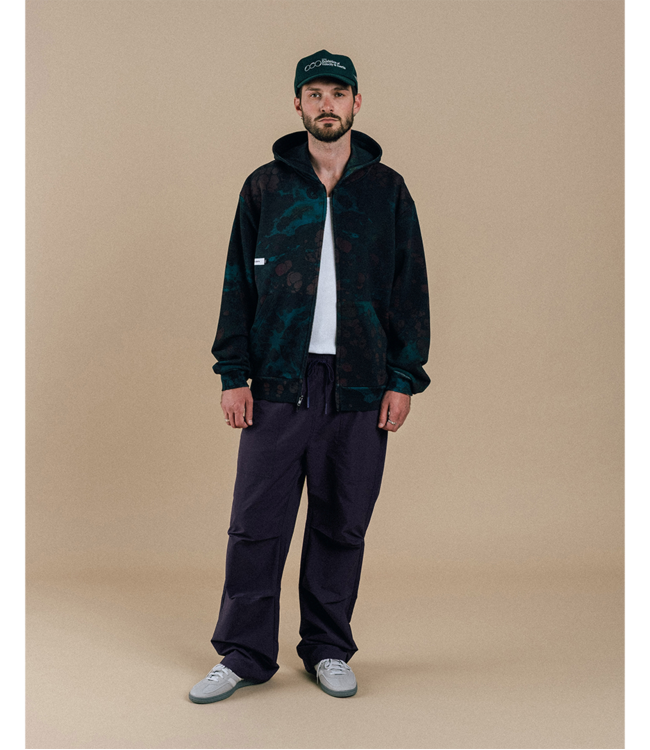 STUDENTS GOLF Arnault Fleece Zip Hoodie - Black